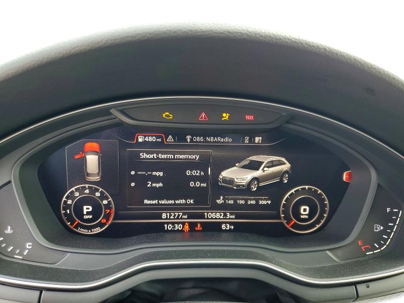 Aukcja sprzedaży 2018 Audi A4 Allroad, vin: WA19NAF48JA039739, numer aukcji: 46770096