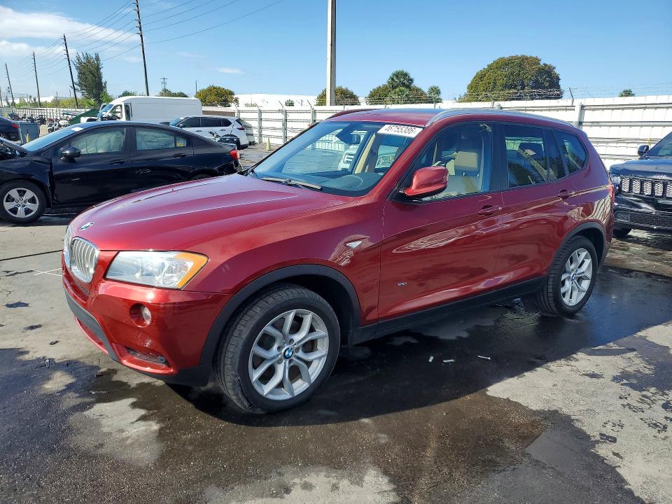 2013 Bmw X3 მანქანა იყიდება აუქციონზე, vin: 5UXWX7C50DL981505, აუქციონის ნომერი: 46755386
