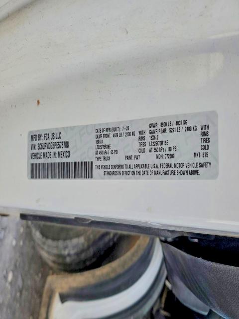 Продажа на аукционе авто 2023 Ram Promaster 2500, vin: 3C6LRVDG5PE578708, номер лота: 96991475