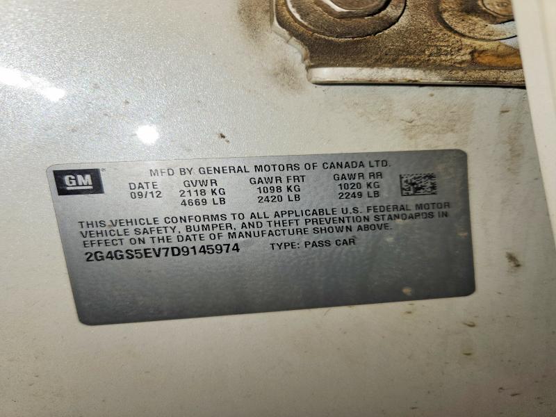 Продажа на аукционе авто 2013 Buick Regal, vin: 2G4GS5EV7D9145974, номер лота: 46055736