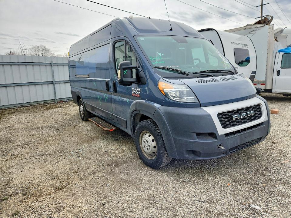 46159666 :رقم المزاد ، 3C6MRVJG3ME550216 vin ، 2021 Ram Promaster 3500 مزاد بيع