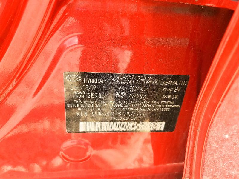 Aukcja sprzedaży 2020 Hyundai Elantra, vin: 5NPD84LF8LH577366, numer aukcji: 47712686