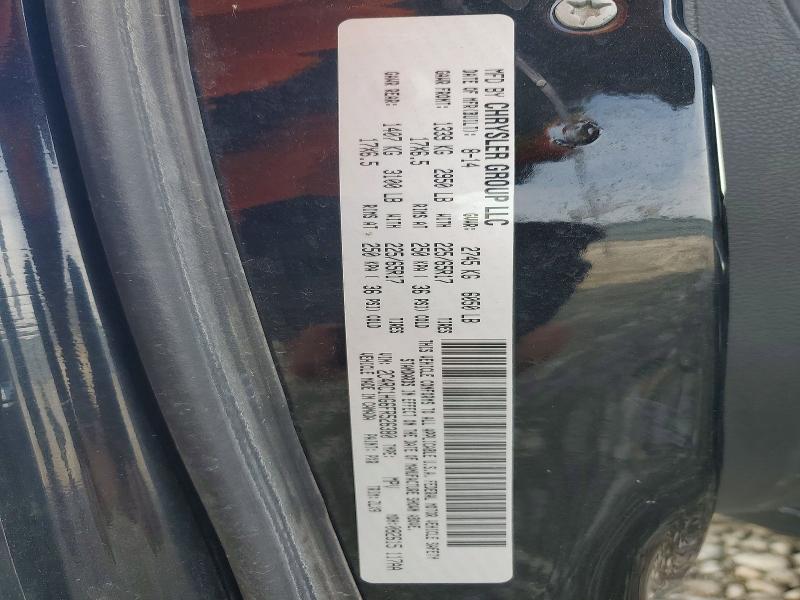 46003596 :رقم المزاد ، 2C4RC1HG6FR526380 vin ، 2015 Chrysler Town & Country مزاد بيع