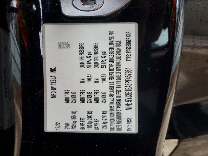 Продаж на аукціоні авто 2023 Tesla Model 3, vin: 5YJ3E1EA8PF457981, номер лоту: 79696215