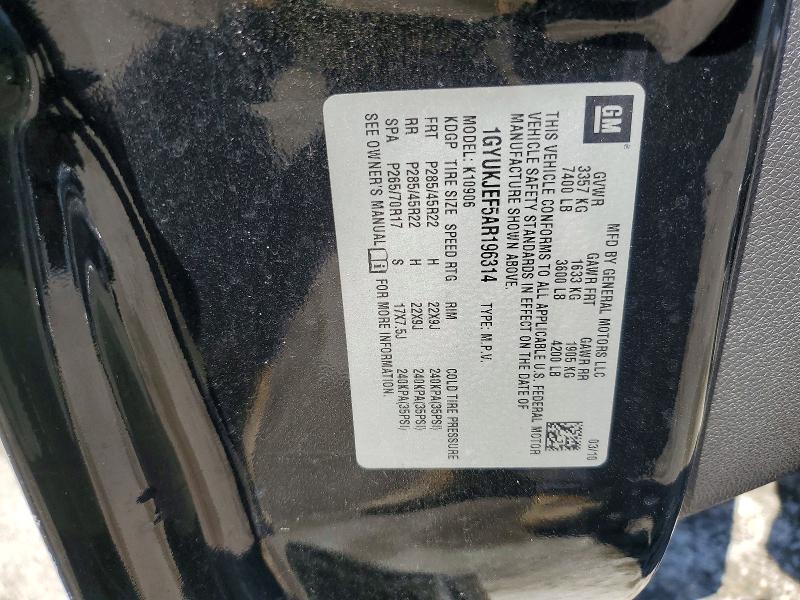 Aukcja sprzedaży 2010 Cadillac Escalade, vin: 1GYUKJEF5AR196314, numer aukcji: 47729436