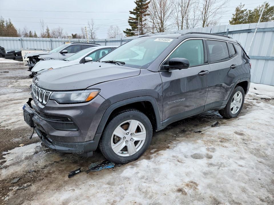 2022 Jeep Compass მანქანა იყიდება აუქციონზე, vin: 3C4NJDBB3NT103707, აუქციონის ნომერი: 79354685