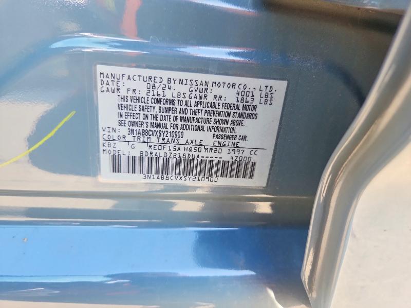 Aukcja sprzedaży 2025 Nissan Sentra, vin: 3N1AB8CVXSY210900, numer aukcji: 45513836