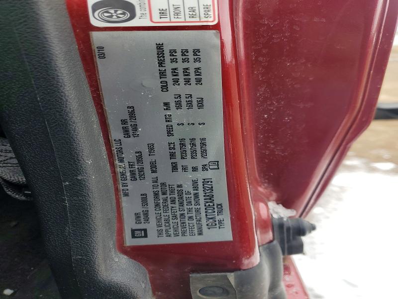 45984216 :رقم المزاد ، 1GCKTCDEXA8132791 vin ، 2010 Chevrolet Colorado مزاد بيع