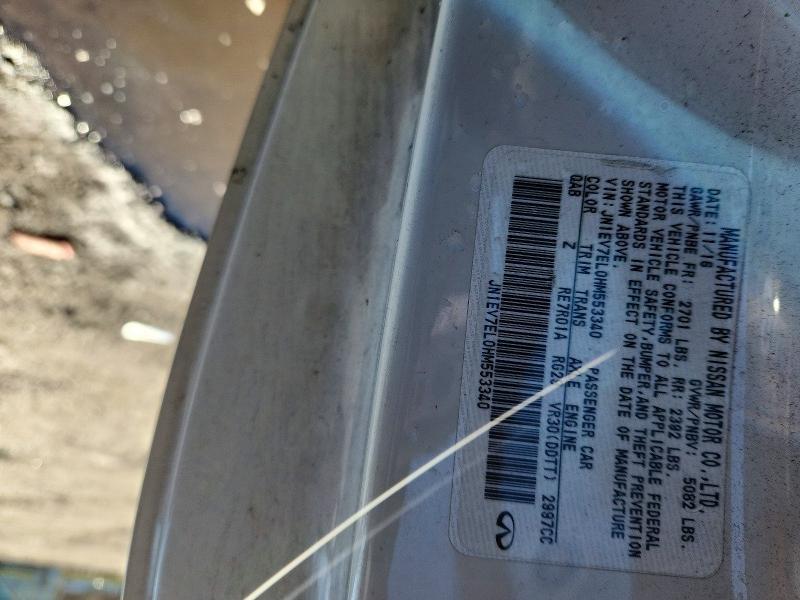 46085676 :رقم المزاد ، JN1EV7EL0HM553340 vin ، 2017 Infiniti Q60 مزاد بيع