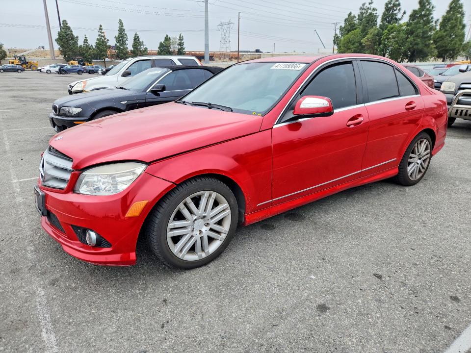 2009 Mercedes-benz C მანქანა იყიდება აუქციონზე, vin: WDDGF54X59R077558, აუქციონის ნომერი: 47796866