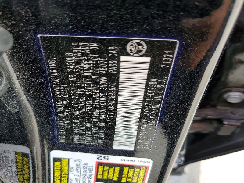Продаж на аукціоні авто 2024 Toyota Camry, vin: 4T1T11AK9RU899670, номер лоту: 45757746