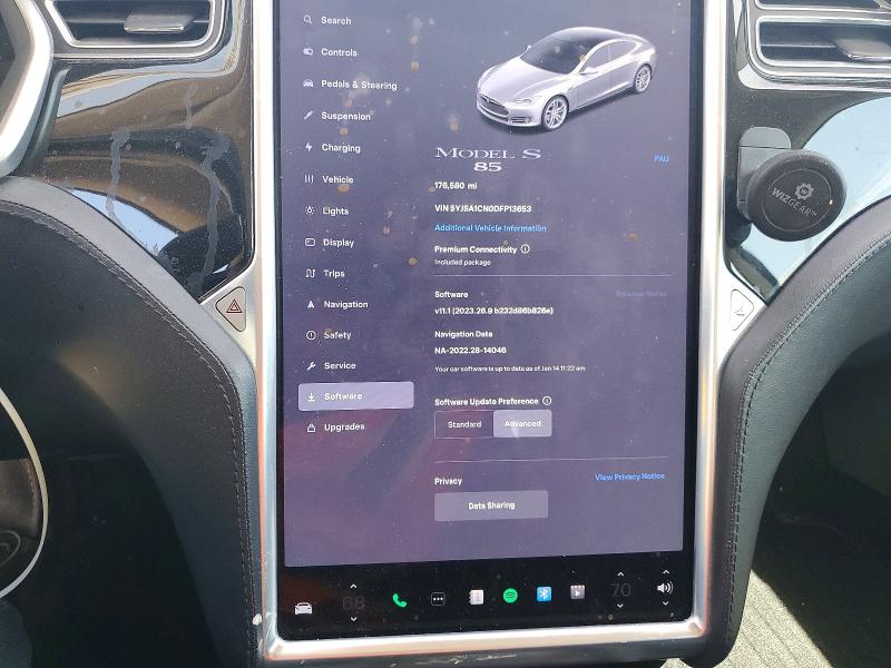Aukcja sprzedaży 2013 Tesla Model S, vin: 5YJSA1CN0DFP13653, numer aukcji: 46355126
