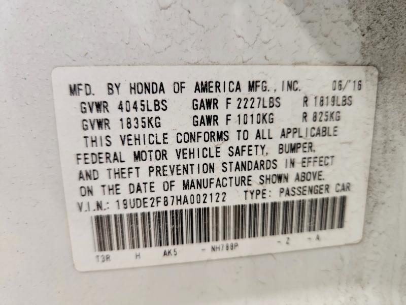 Продаж на аукціоні авто 2017 Acura Ilx, vin: 19UDE2F87HA002122, номер лоту: 42053486