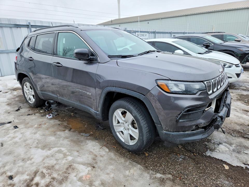 2022 Jeep Compass მანქანა იყიდება აუქციონზე, vin: 3C4NJDBB3NT103707, აუქციონის ნომერი: 79354685