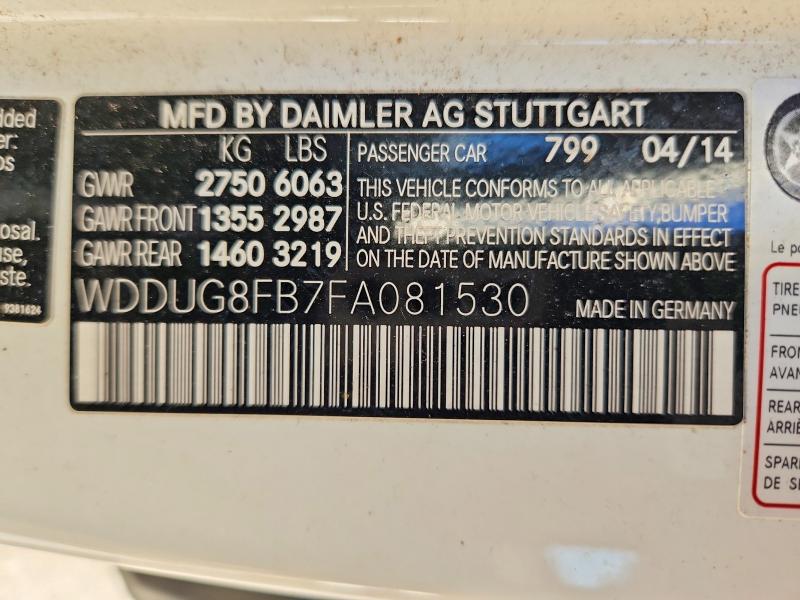 Aukcja sprzedaży 2015 Mercedes-benz S, vin: WDDUG8FB7FA081530, numer aukcji: 46004356
