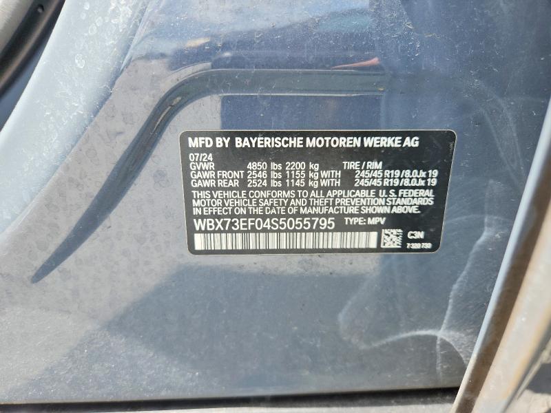 Продажа на аукционе авто 2025 Bmw X1, vin: WBX73EF04S5055795, номер лота: 46272646