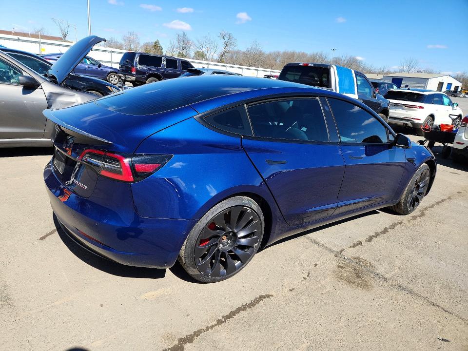 Продажа на аукционе авто 2022 Tesla Model 3, vin: 5YJ3E1EC1NF268636, номер лота: 42038016