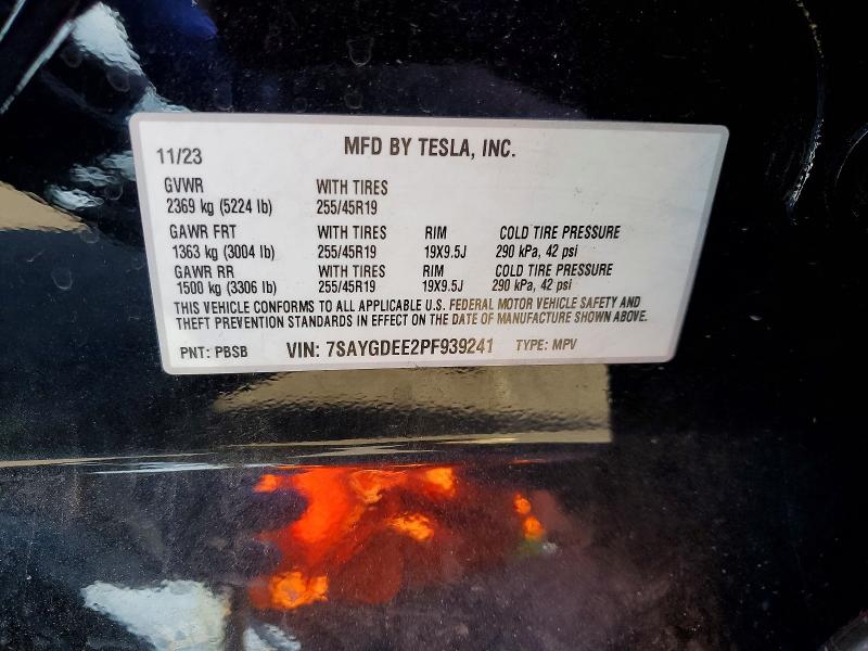 Aukcja sprzedaży 2023 Tesla Model Y, vin: 7SAYGDEE2PF939241, numer aukcji: 41772516