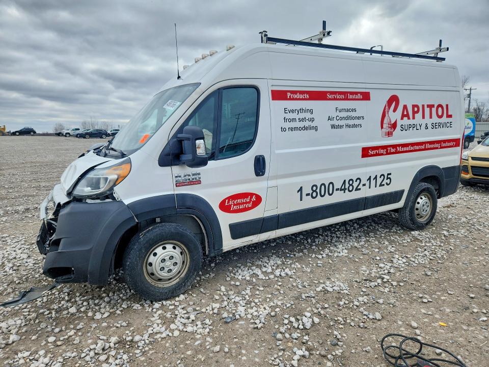 Продажа на аукционе авто 2021 Ram Promaster 2500, vin: 3C6LRVDG8ME534942, номер лота: 45887666