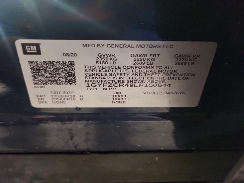 Продаж на аукціоні авто 2020 Cadillac Xt4, vin: 1GYFZCR49LF150644, номер лоту: 46884656