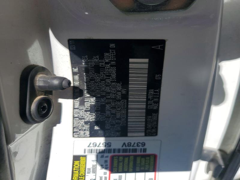 2011 Toyota Sienna მანქანა იყიდება აუქციონზე, vin: 5TDYK3DC8BS122253, აუქციონის ნომერი: 79673355
