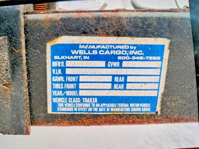 Auction sale of the 1989 Wells Cargo Unknown, vin: 1WC200E2XK1043841, lot number: 46793386