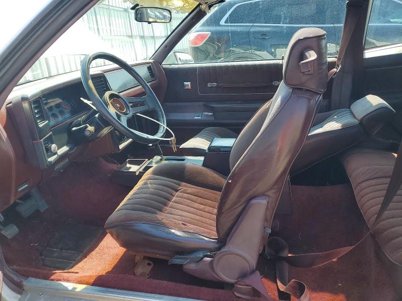 1987 Chev Monte Carlo მანქანა იყიდება აუქციონზე, vin: 1G1GZ11G4HP131739, აუქციონის ნომერი: 46446466