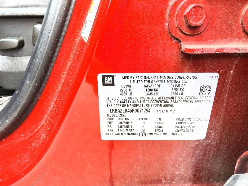 Продаж на аукціоні авто 2023 Buick Envision, vin: LRBAZLR45PD071794, номер лоту: 46851996