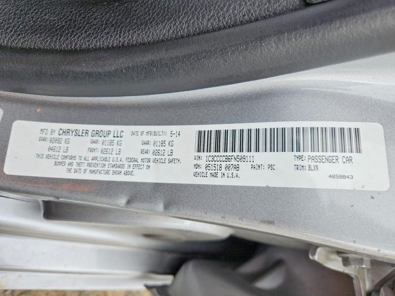 79706615 :رقم المزاد ، 1C3CCCCB6FN509111 vin ، 2015 Chrysler 200 مزاد بيع