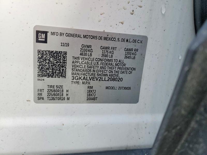 Продажа на аукционе авто 2020 Gmc Terrain, vin: 3GKALVEV2LL208020, номер лота: 46591676