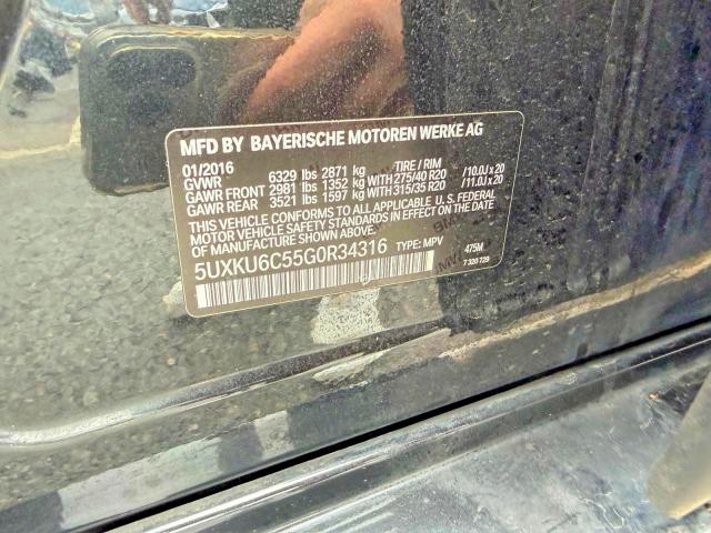 Продаж на аукціоні авто 2016 Bmw X6, vin: 5UXKU6C55G0R34316, номер лоту: 45692456