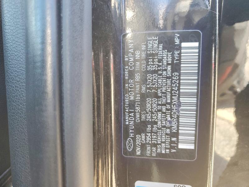 Продажа на аукционе авто 2021 Hyundai Palisade, vin: KM8R4DHEXMU245269, номер лота: 41774606