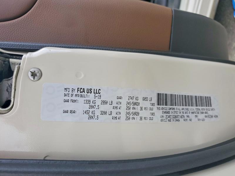 Aukcja sprzedaży 2019 Chrysler Pacifica, vin: 2C4RC1GG8KR714670, numer aukcji: 46064136