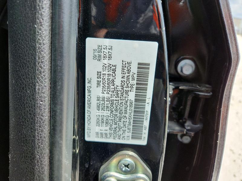 2017 Acura Rdx მანქანა იყიდება აუქციონზე, vin: 5J8TB4H5XHL018967, აუქციონის ნომერი: 48019936