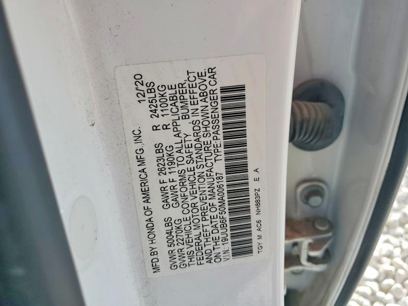 Продажа на аукционе авто 2021 Acura Tlx, vin: 19UUB6F50MA006187, номер лота: 48014176