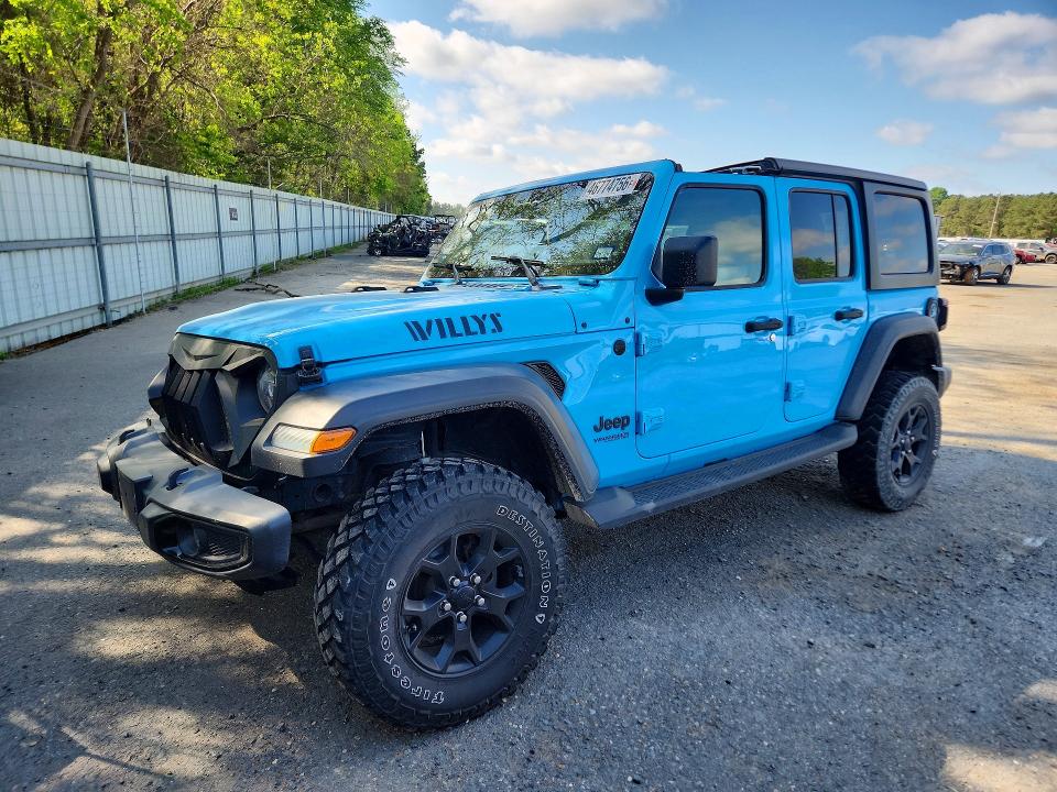 Продажа на аукционе авто 2021 Jeep Wrangler Unlimited, vin: 1C4HJXDN7MW614710, номер лота: 46774756