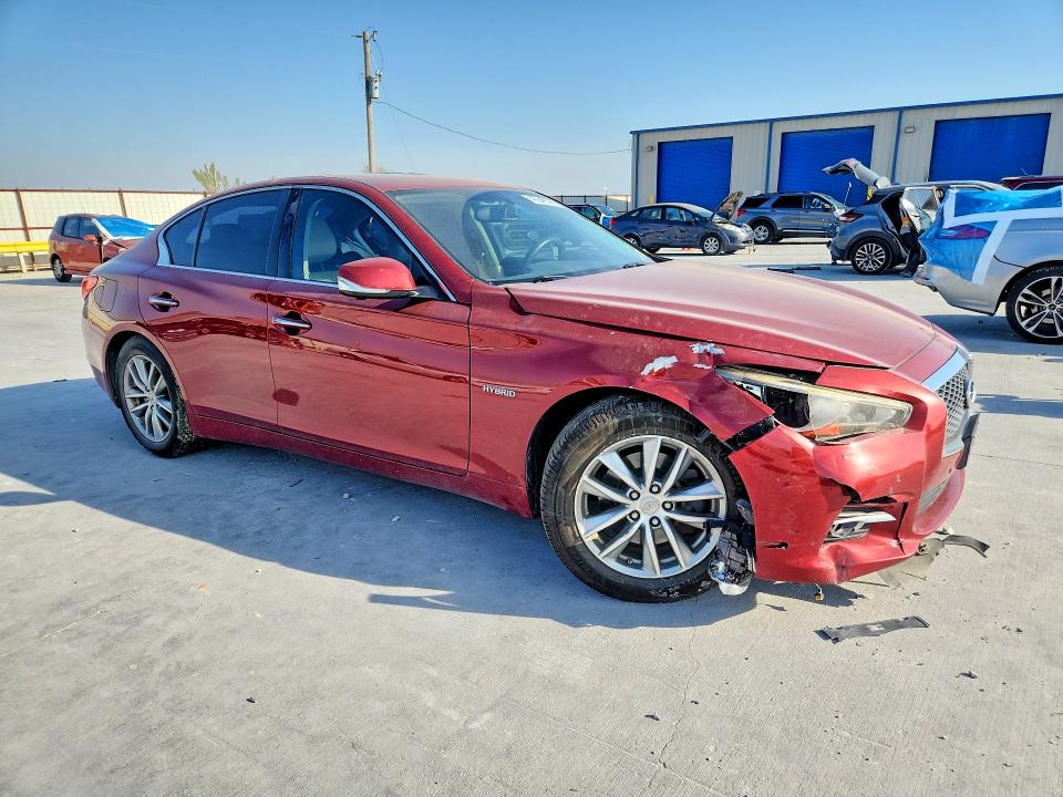 47246796 :رقم المزاد ، JN1AV7ARXEM700140 vin ، 2014 Infiniti Q50 Hybrid مزاد بيع