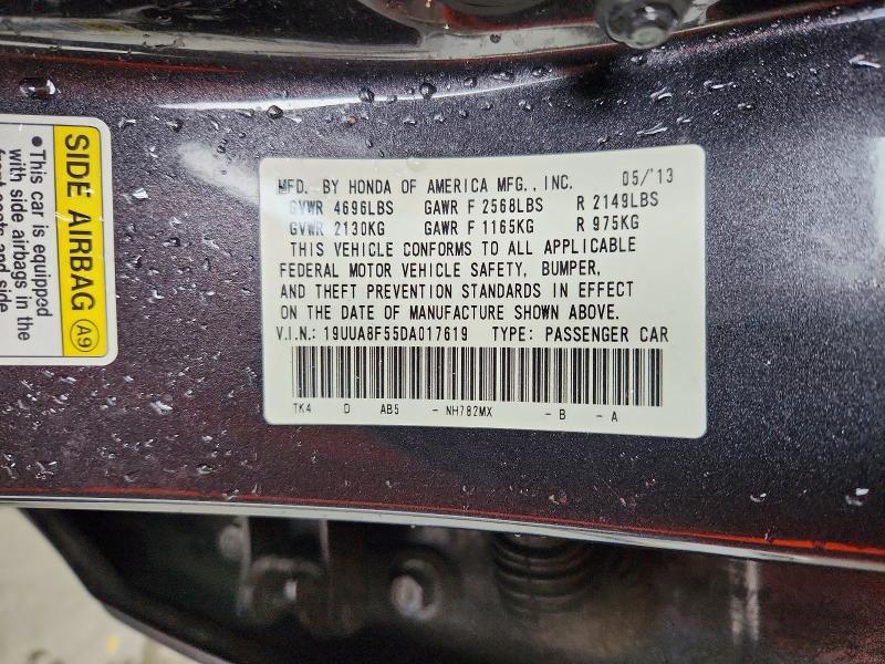 46417616 :رقم المزاد ، 19UUA8F55DA017619 vin ، 2013 Acura Tl مزاد بيع