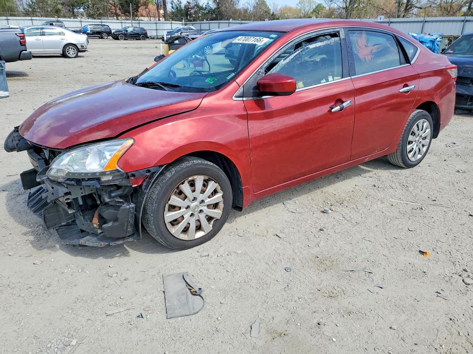 Auction sale of the 2015 Nissan Sentra, vin: 3N1AB7AP0FY250780, lot number: 47007166