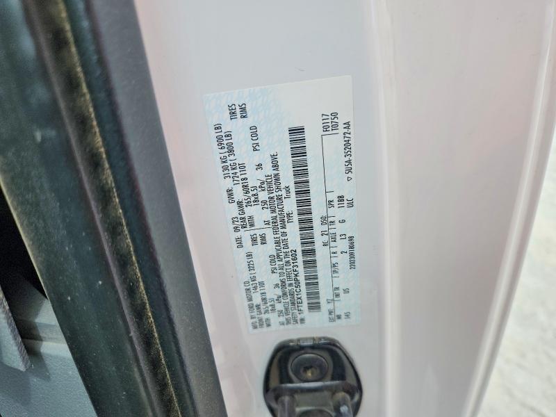 2023 Ford F150 მანქანა იყიდება აუქციონზე, vin: 1FTEX1C50PKF31602, აუქციონის ნომერი: 48145246