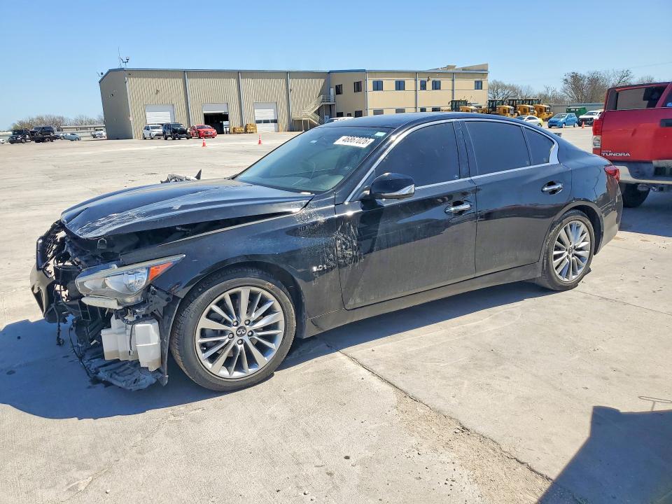 46867026 :رقم المزاد ، JN1EV7AP8JM590845 vin ، 2018 Infiniti Q50 مزاد بيع
