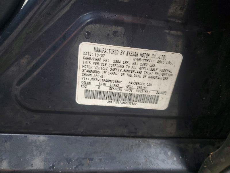 Продаж на аукціоні авто 2008 Infiniti G35, vin: JNKBV61F48M255592, номер лоту: 79757695