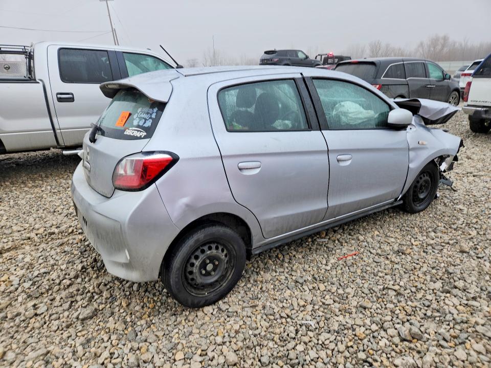 2021 Mitsubishi Mirage მანქანა იყიდება აუქციონზე, vin: ML32AUHJ1MH013215, აუქციონის ნომერი: 79766995