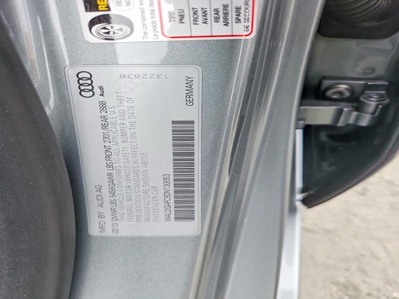 2013 Audi A7 მანქანა იყიდება აუქციონზე, vin: WAU2GAFC9DN130053, აუქციონის ნომერი: 79738625