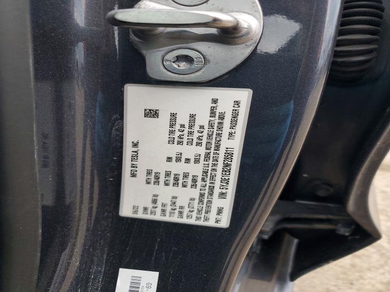 47575756 :رقم المزاد ، 5YJ3E1EB2NF285811 vin ، 2022 Tesla Model 3 مزاد بيع