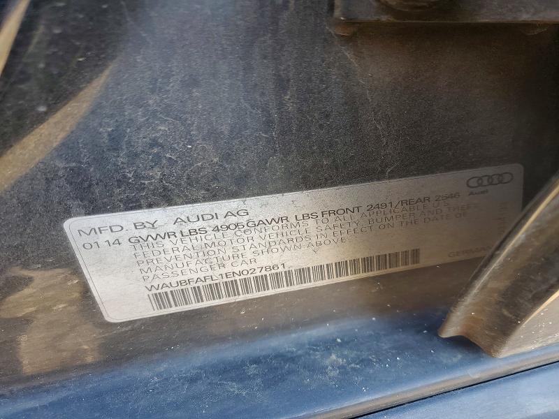 Aukcja sprzedaży 2014 Audi A4, vin: WAUBFAFL1EN027861, numer aukcji: 47331146