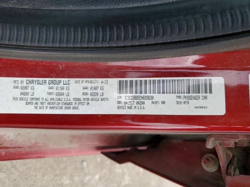 Aukcja sprzedaży 2013 Chrysler 200, vin: 1C3CCBBB5DN693630, numer aukcji: 48117916