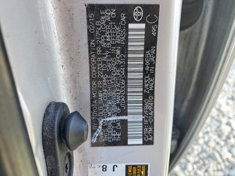 Продаж на аукціоні авто 2015 Toyota Prius, vin: JTDKN3DU6F0441312, номер лоту: 47448526