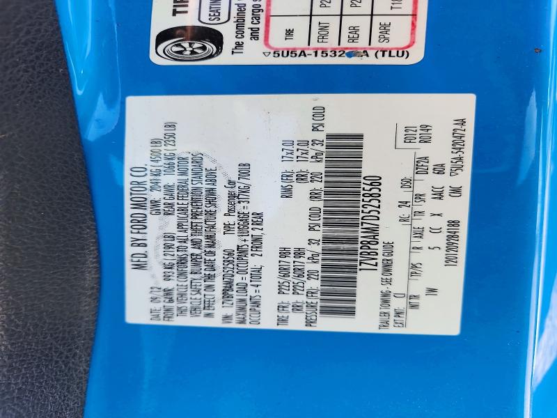 Продажа на аукционе авто 2013 Ford Mustang, vin: 1ZVBP8AM7D5258560, номер лота: 46357586
