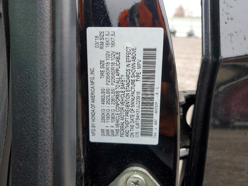 2018 Acura Rdx მანქანა იყიდება აუქციონზე, vin: 5J8TB4H31JL023916, აუქციონის ნომერი: 79901275